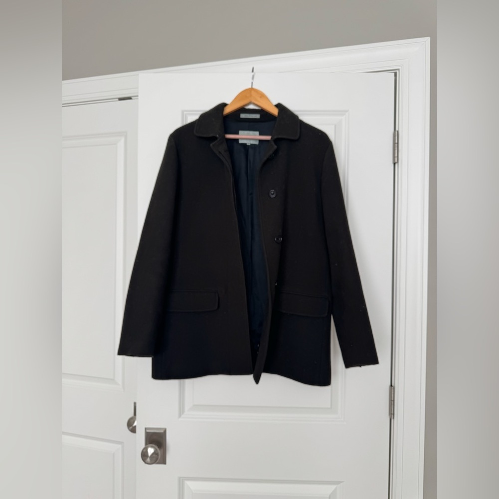 Jigsaw Black Trench Coat